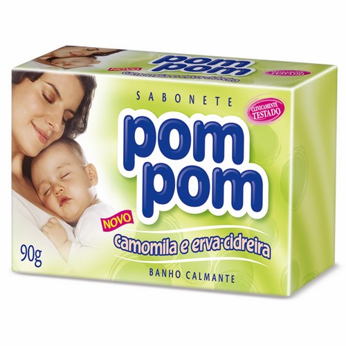 Sabonete pom pom camomila e erva doce 90g