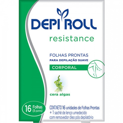 Depi Roll Folhas Prontas Corpo 16 Unidades