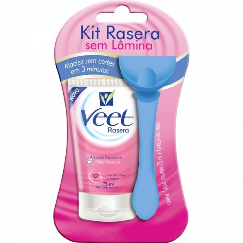 Depilatorio Veet Kit Rasera Pele Normal