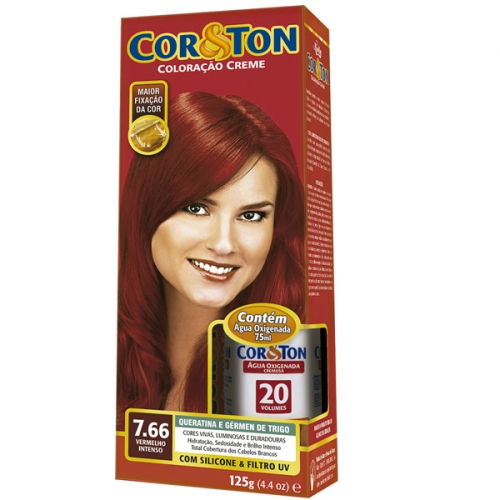 Tintura Niely Cor & Ton 7.66 Vermelho Intenso