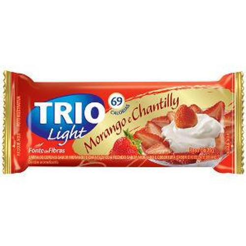 Barra Cereal Trio Light Morango / Chantilly 25g