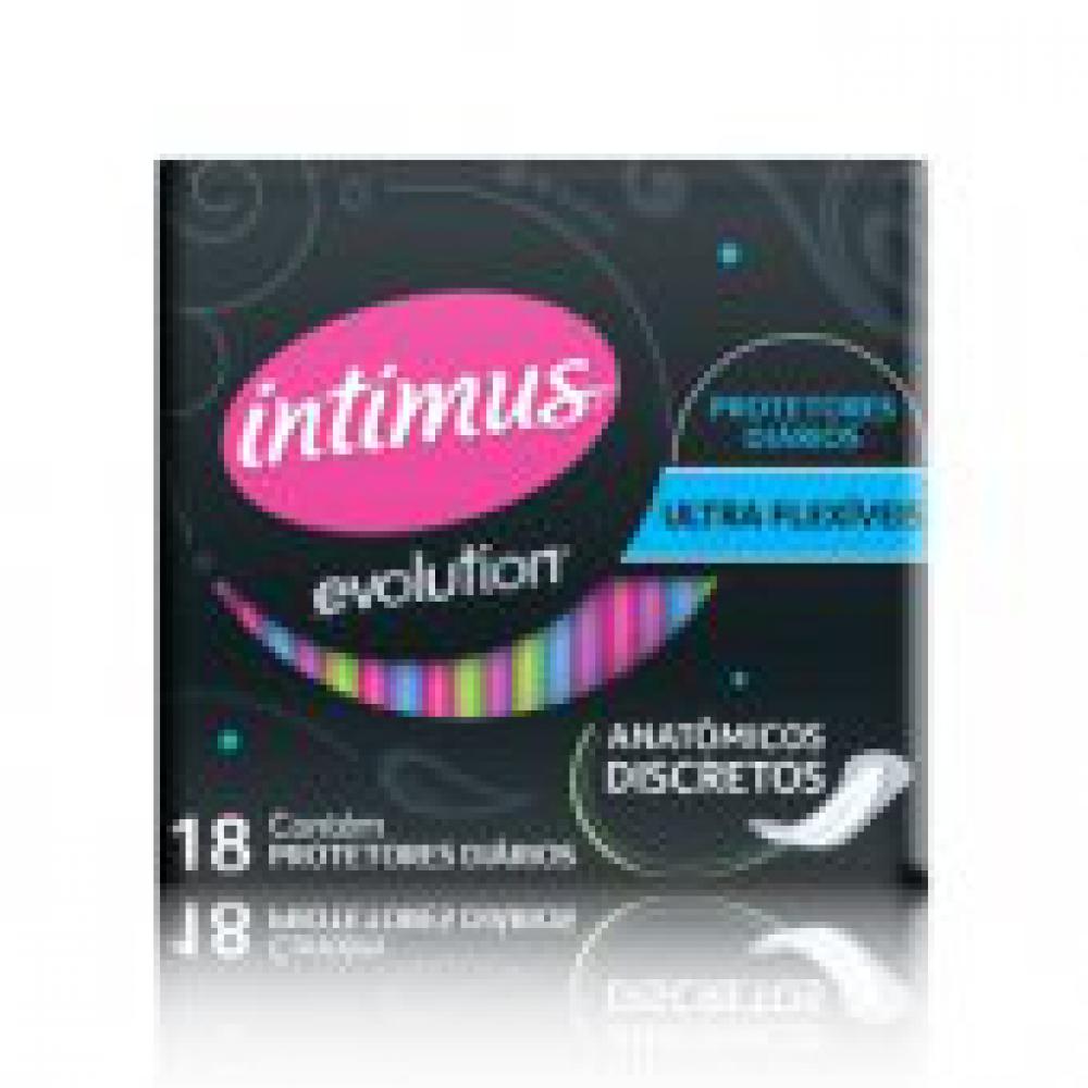 ABSORVENTE INTIMUS EVOLUTION DIARIO ULTRA FLEXIVEIS SEM ABAS COM 18 UN