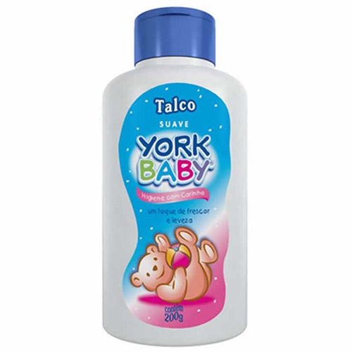 Talco Infantil York Baby Suave 200g