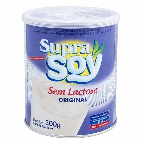 Leite infantil supra soy sem lactose 350g