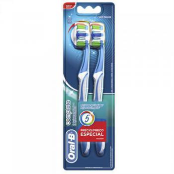 Escova de Dente Oral-B Complete 5 Ações de Limpeza Macia N°40 2 Unidades