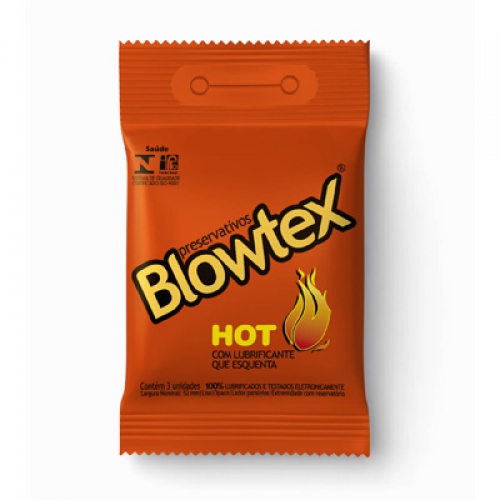 Preservativo Blowtex com 3 Unidades Hot