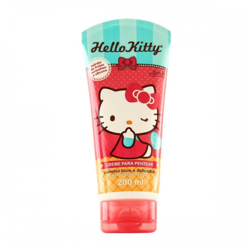 Creme Pentear Hello Kitty Lisos Delicados 200Ml