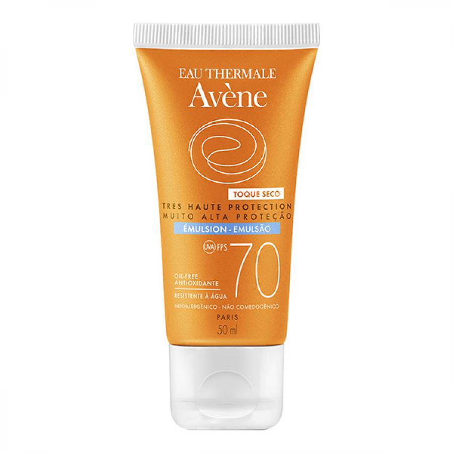 AVENE PROT SOLAR TOQUE SECO EMULSAO FPS70 50ML