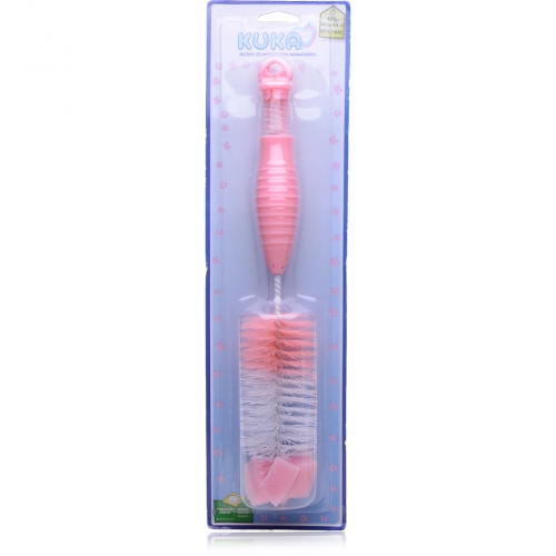 Escova para Mamadeira Kuka Rosa