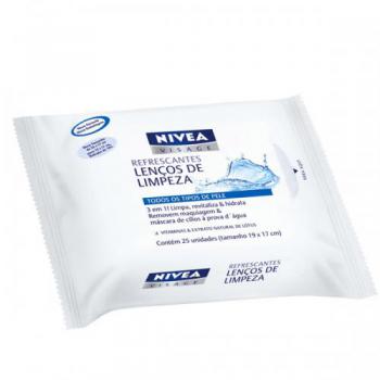 Lenco Limpeza Nivea Visage Com 25 Unidades