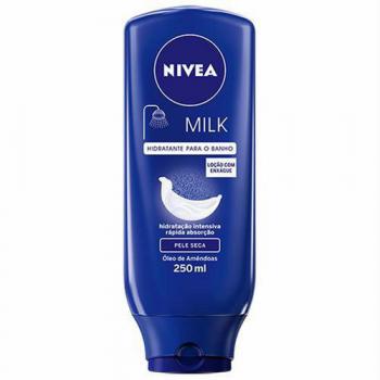 Hidratante Desodorante para Banho Nivea Milk Pele Seca 250mL