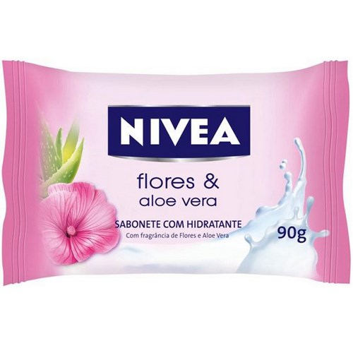 Sabonete Nivea Bath Care Flores 90g