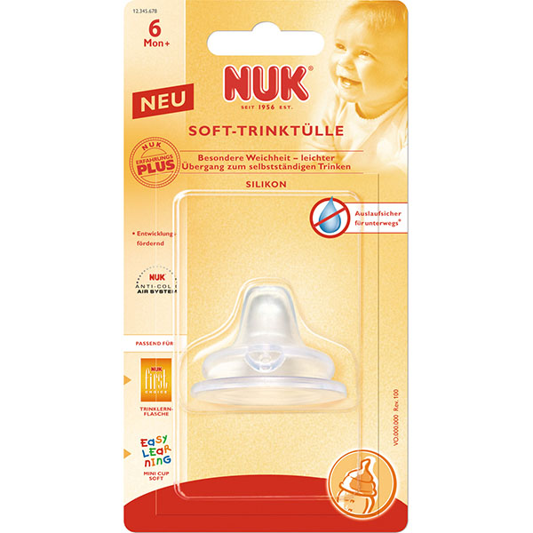 Bico De Silicone Para Copo De Treinamento Nuk First Choice 750408-Ub