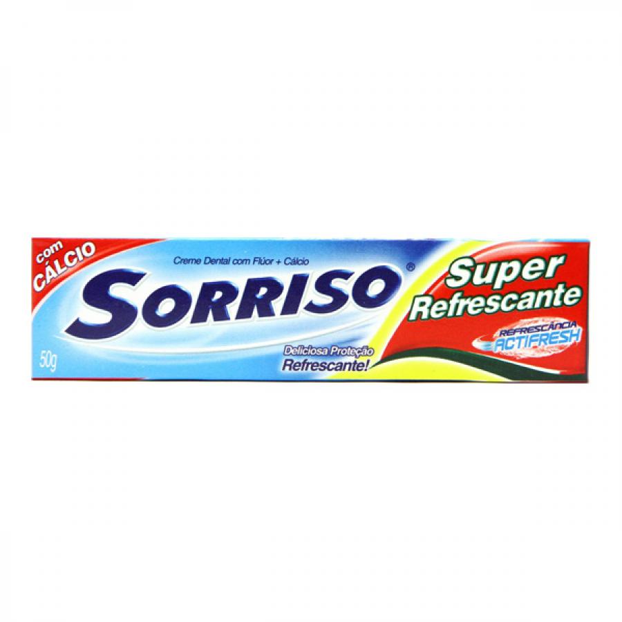 Creme Dental Sorriso Super Refrescante 50g