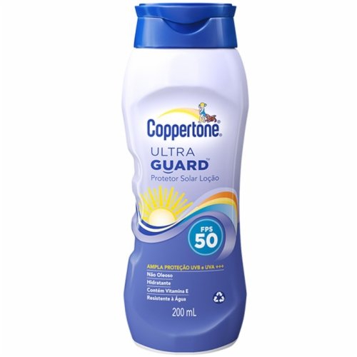 Protetor Coppertone Ultraguard FPS50 200ml - Ganhe 01 Bola + 01 Necessaire