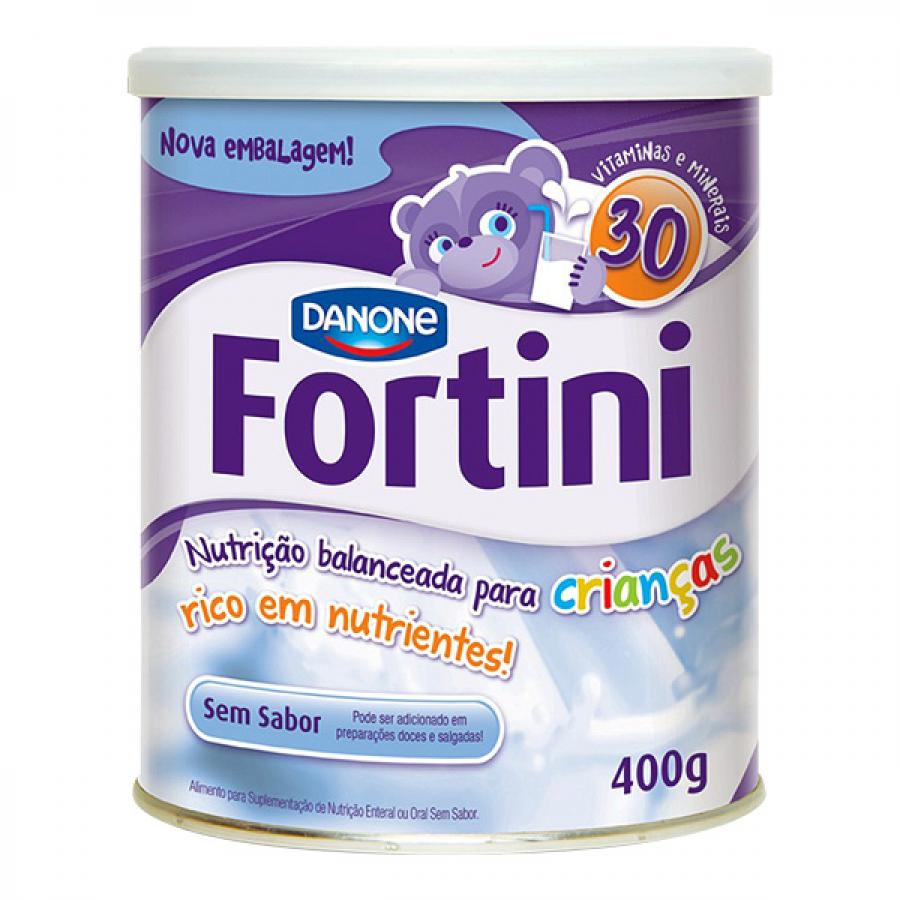 Suplemento Alimentar Infantil Fortini sem sabor, lata com 400g