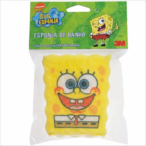 Esponja de Banho Infantil Ponjita bob esponja