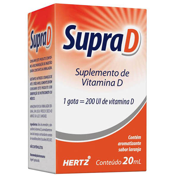 Supra D Kley Hertz 200UI laranja 20ml