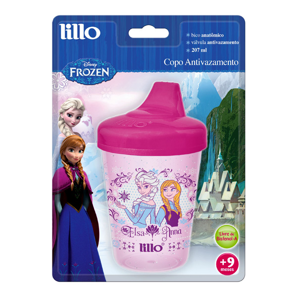 Copo Antivazamento Frozen Lillo 207ml