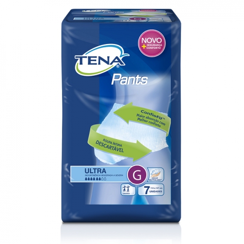 Fralda Tena Pants Ultra G com 7 Unidades