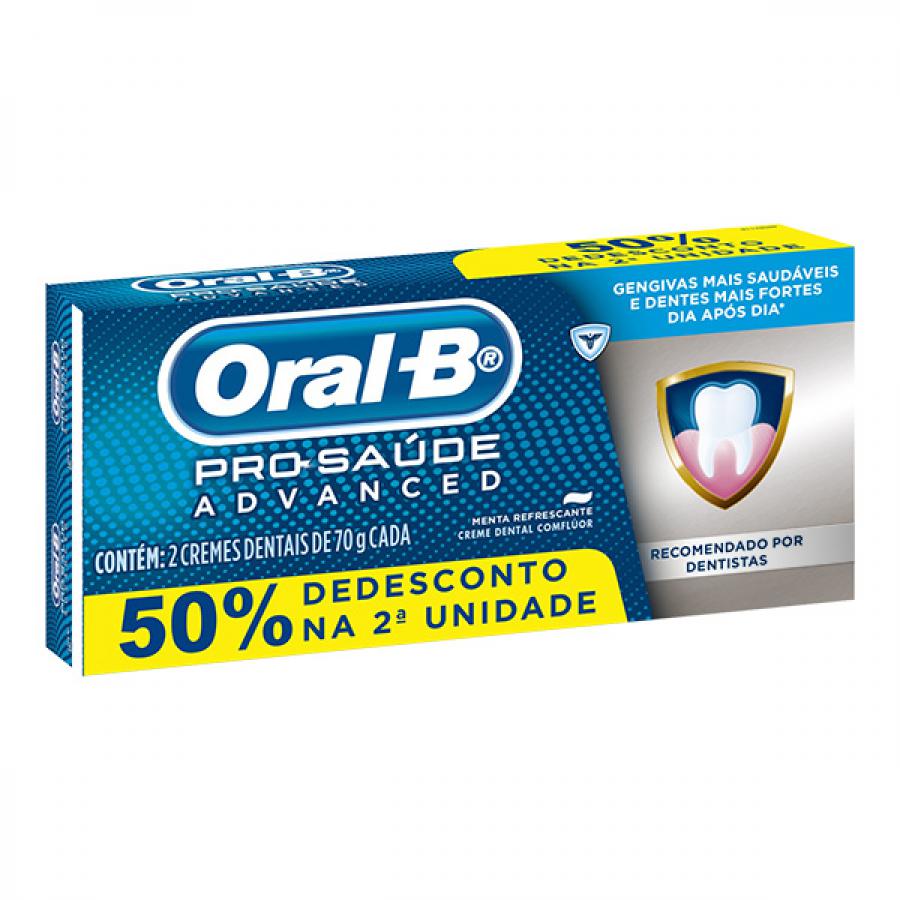 CD ORAL-B PRO SAUDE ADVANCED 2UN 70GR