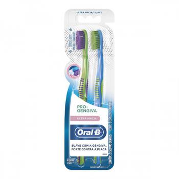 Kit Escova Dental Oral-B Pro-Gengiva Ultra Macia 2 Unidades