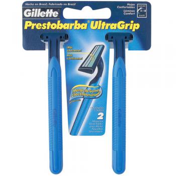 Aparelho de Barbear Gillette Prestobarba Ultragrip 2 Unidades