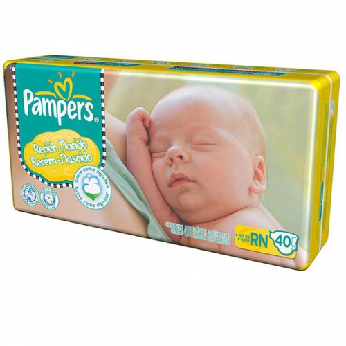 Fralda Pampers Recem Nascido 40 Unidades