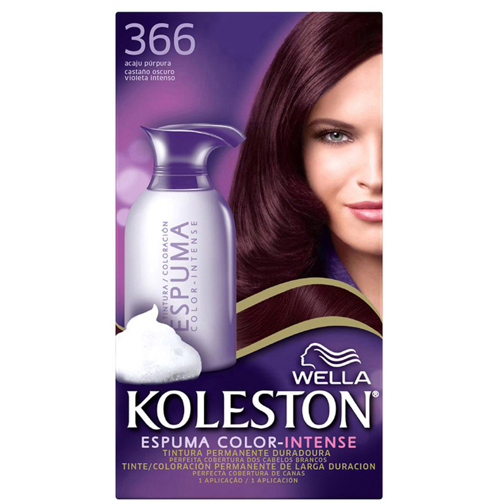 Tintura Koleston espuma 366 catanha violeta intenso