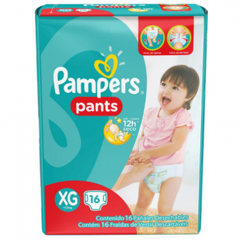 Fralda Pampers Total Confort Pants XG com 24 unidades