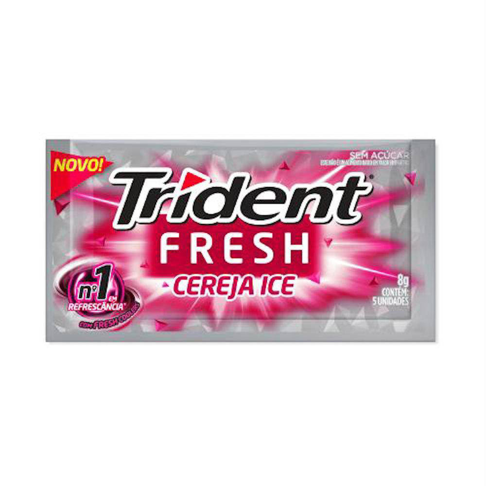 Chiclete Trident Fresh Cereja 8g