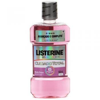 Enxaguante Antisséptico Bucal Listerine Cuidado Total 500Ml