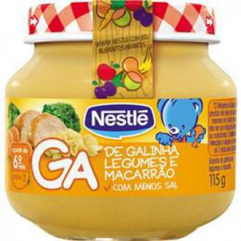 Papinha Nestle Galinha Legumes e Macarrao 170g