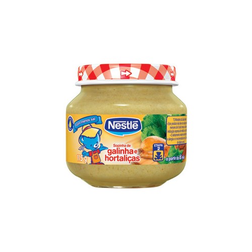 Papinha Infantil Nestlé Galinha + Hot 115g