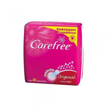 Protetor diario Carefree com perfume 40 unidades