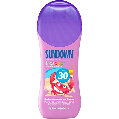 Protetor Solar Sundown FPS 30 Kids Color 120ml