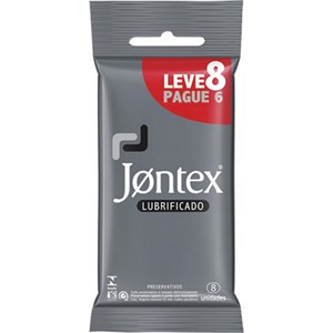 Preservativo Jontex Lubrificante Com 6 Unidades