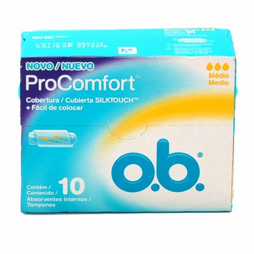 Absorvente interno o.b pro comfort medio