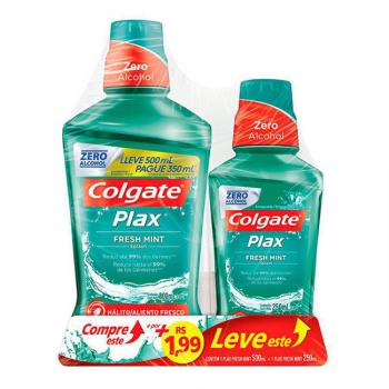 Solucao Bucal Plax Fresh Leve 500ml e Pague 350ml