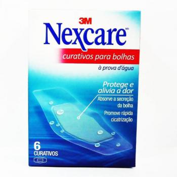 Curativo Nexcare 3M para Bolhas a Prova d'agua 6 Unidades