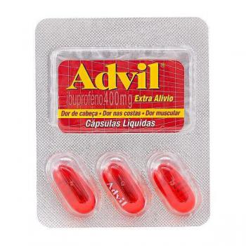 Advil 400mg 3 capsulas liquidas