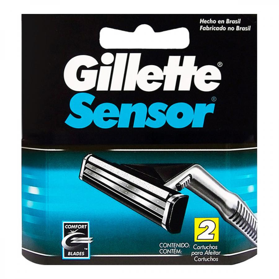 Carga de Aparelho de Barbear Gillette Sensor Regular 2 Unidades