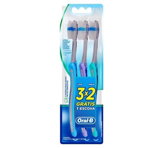 Escova Dental Oral B 35 Indicador Plus LV3PG2
