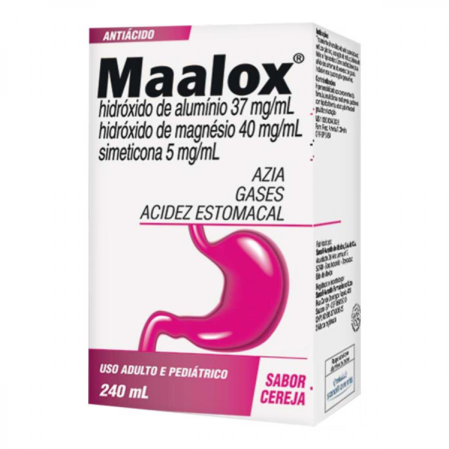 Maalox Plus Sabor Cereja 240ml