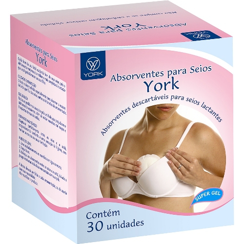 Absorvente para Seios York 30 Unidades