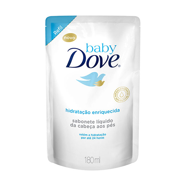 Sabonete Liquido Dove Baby Hidratacao Enriquecida 180ml