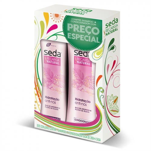 Kit Shampoo + Condicionador Seda Anti-Nos 325ml