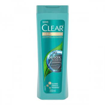 Shampoo Anticaspa Clear Detox Diario 200ml