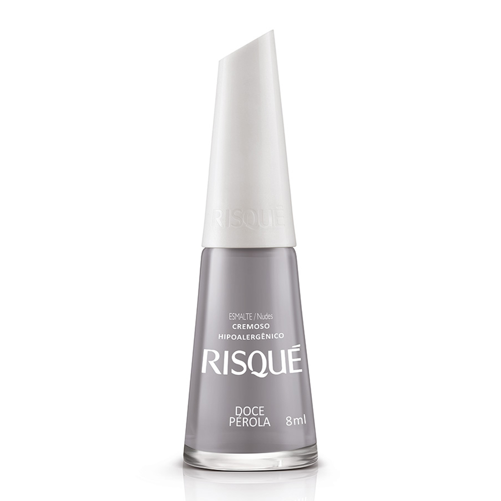 Esmalte Risqué Nude Cremoso Doce Pérola 8ml