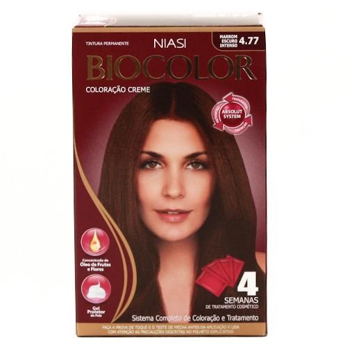 Tintura BioColor Creme 4.77 Marrom Escuro Aveludado